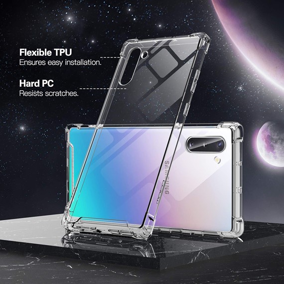 Samsung Galaxy Note 10 CaseUp Titan Crystal Şeffaf Kılıf 4